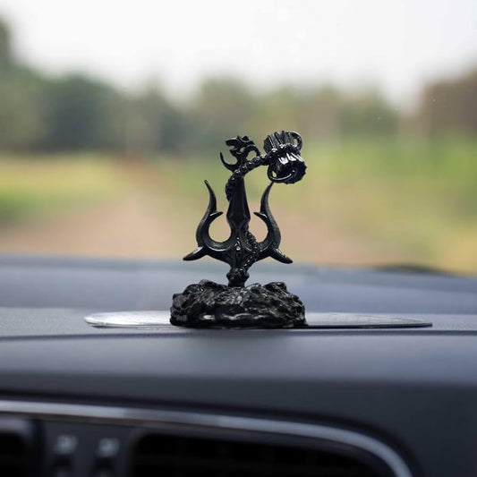 Shiva Trishul with Damaru for Car Dashboard