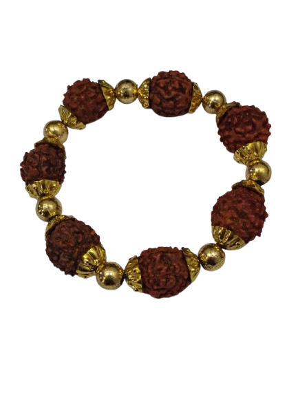 Rudraksha Lava Bracelet